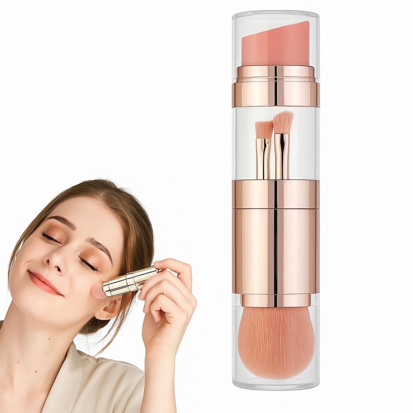 Pinceau Multifonction 3-en-1 – Élégance et Praticité au Quotidien